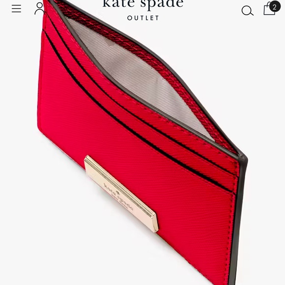 Kate Spade Kenzie Limited Edition Small Slim Card Holder - Picture 3 of 16